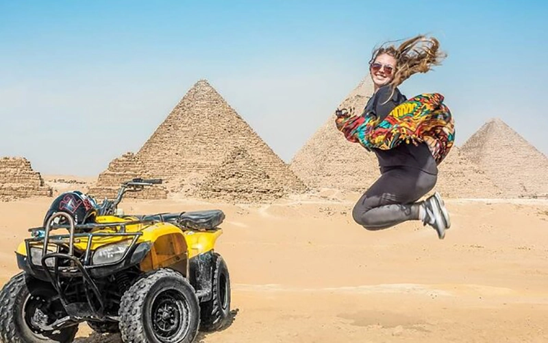 Day Tour Pyramids, ATV Bike