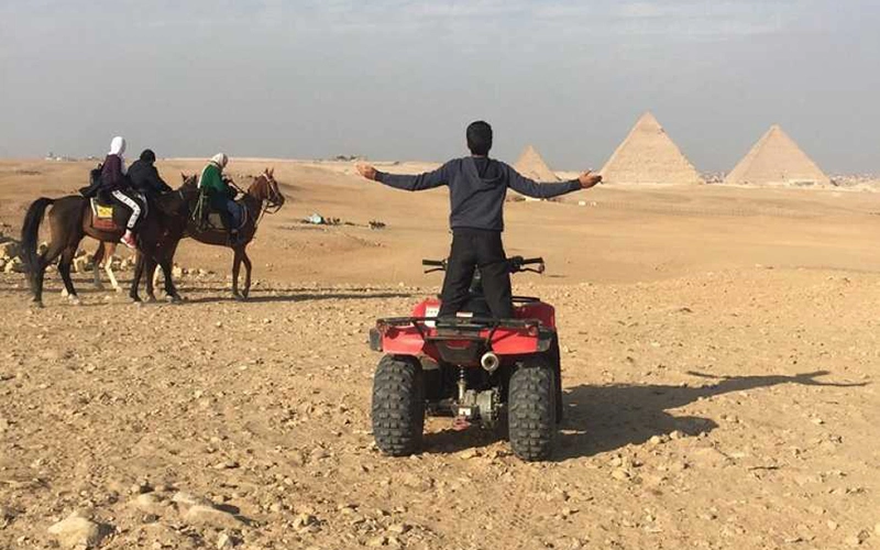 Day Tour Pyramids, ATV Bike