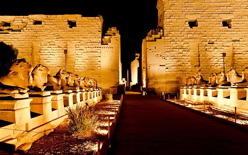 Luxor: Sound and Light Show at Karnak Temple