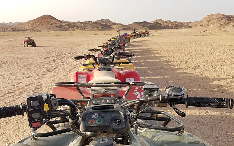 Hurghada: 3-Hour Desert Safari Quad Bike and Camel Ride